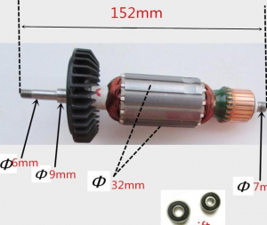 Якорь для болгарки Makita (515619-7)